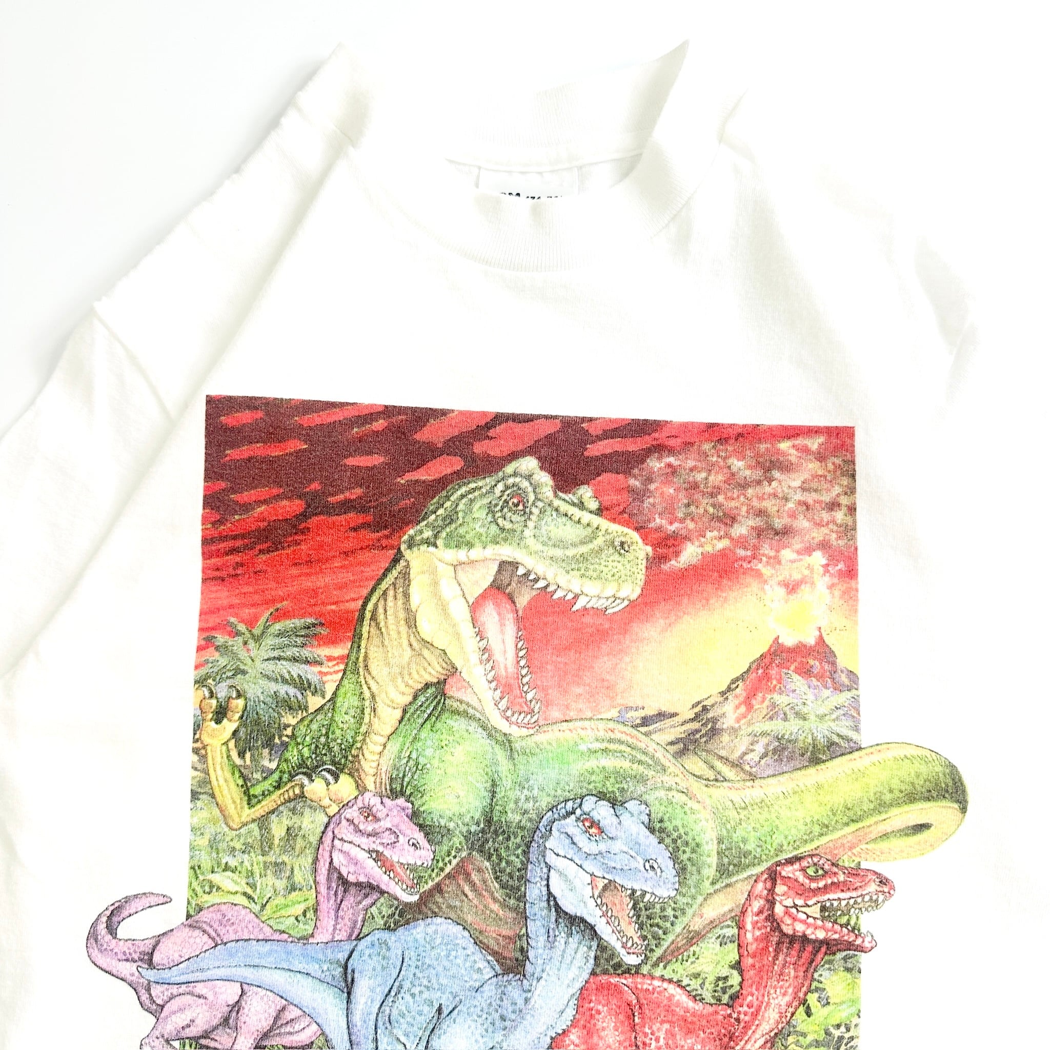 90s Human-i Prehistoric Warriors Dinosaur T-Shirt