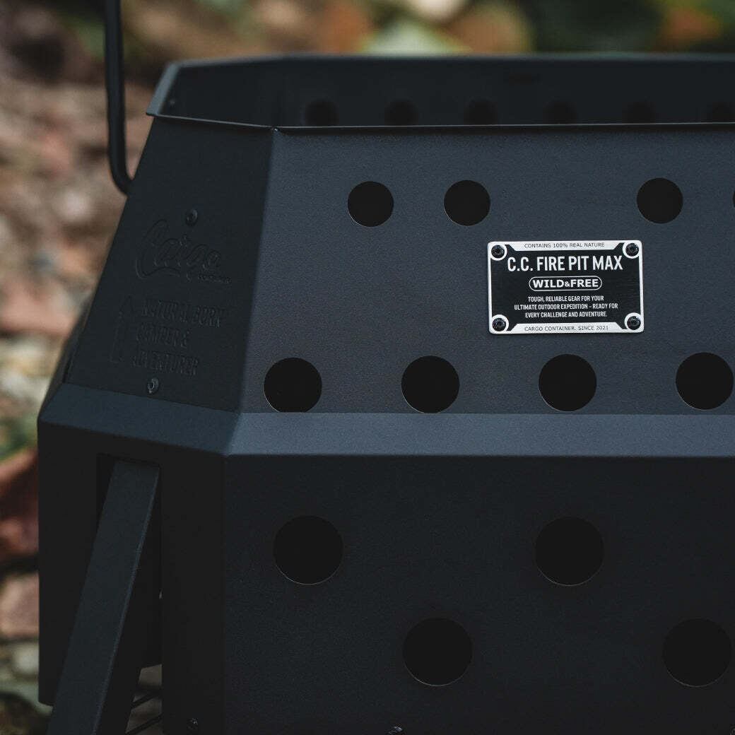 CARGO CONTAINER FIRE PIT MAX | OLIVE OUTDOOR EQUIPMENT