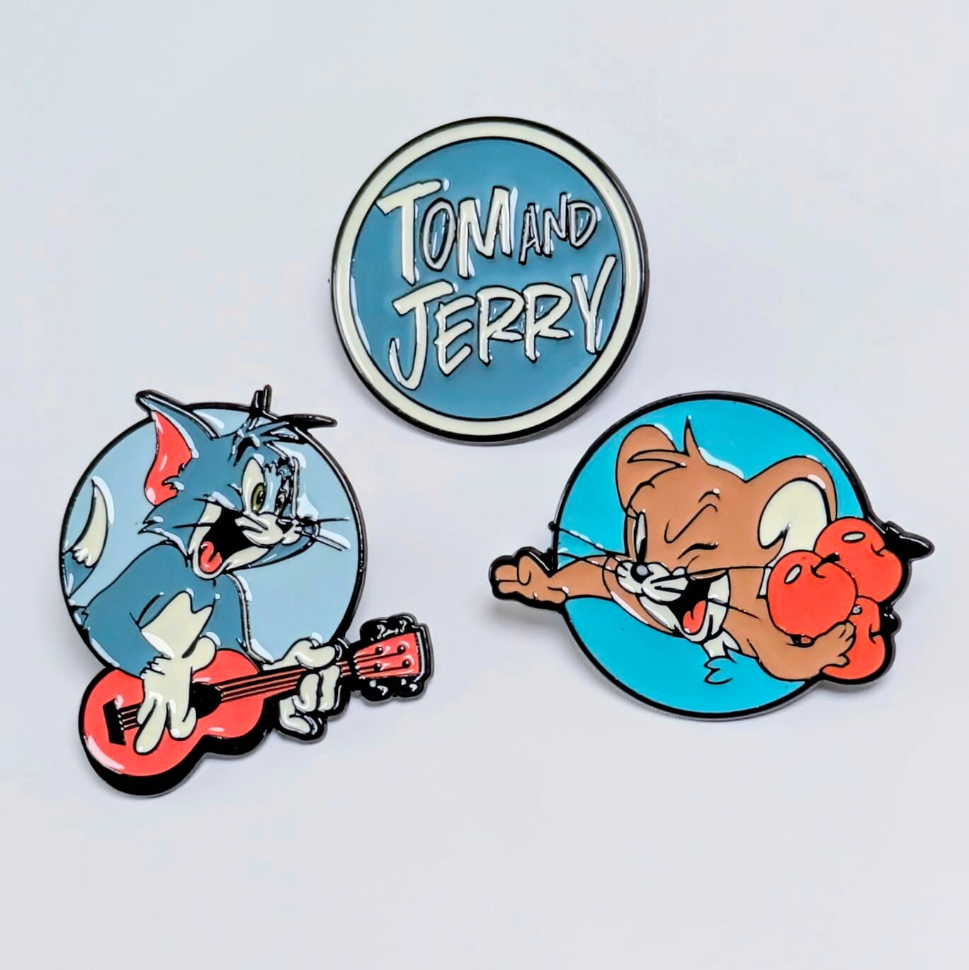 ♧送料無料！ ★ピンズ PINS★ピンバッジ 【 Tom and Jerry（ トムとジェリー ）】トムジェリ / 3P SET / ピンズセット 〚アメリカン雑貨 アメトイ〛