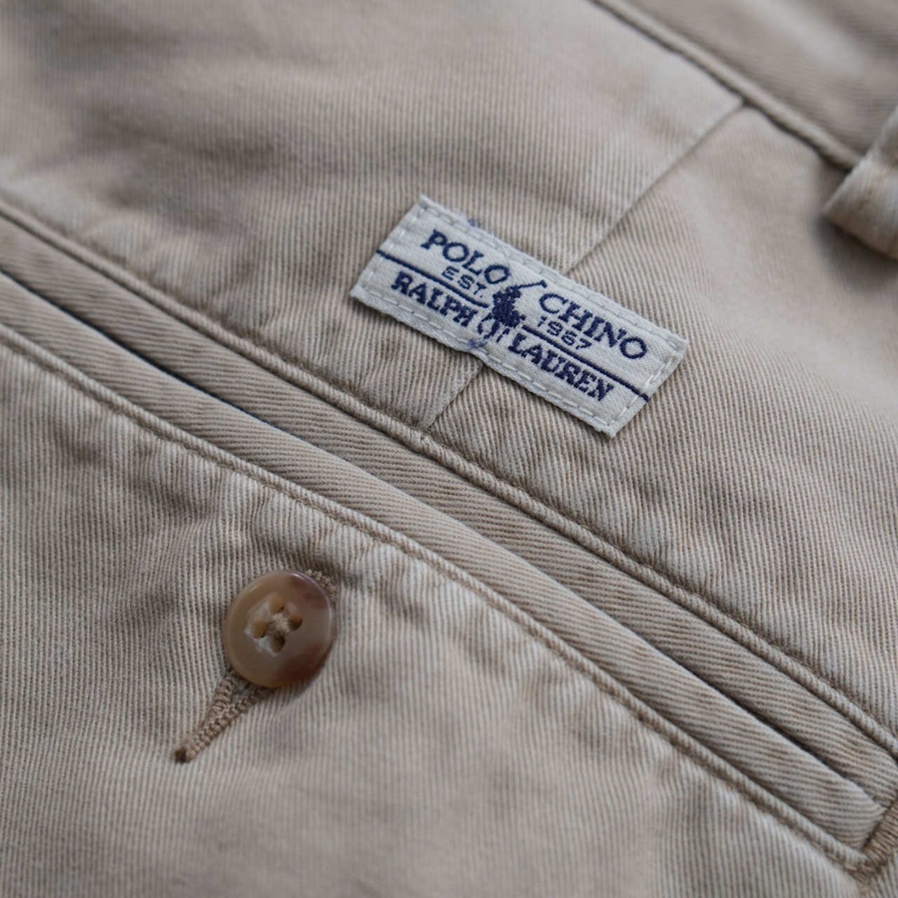 90s Polo by Ralph Lauren POLO CHINO ANDREW beige [W31.5L30.5相当] 古着 - 8