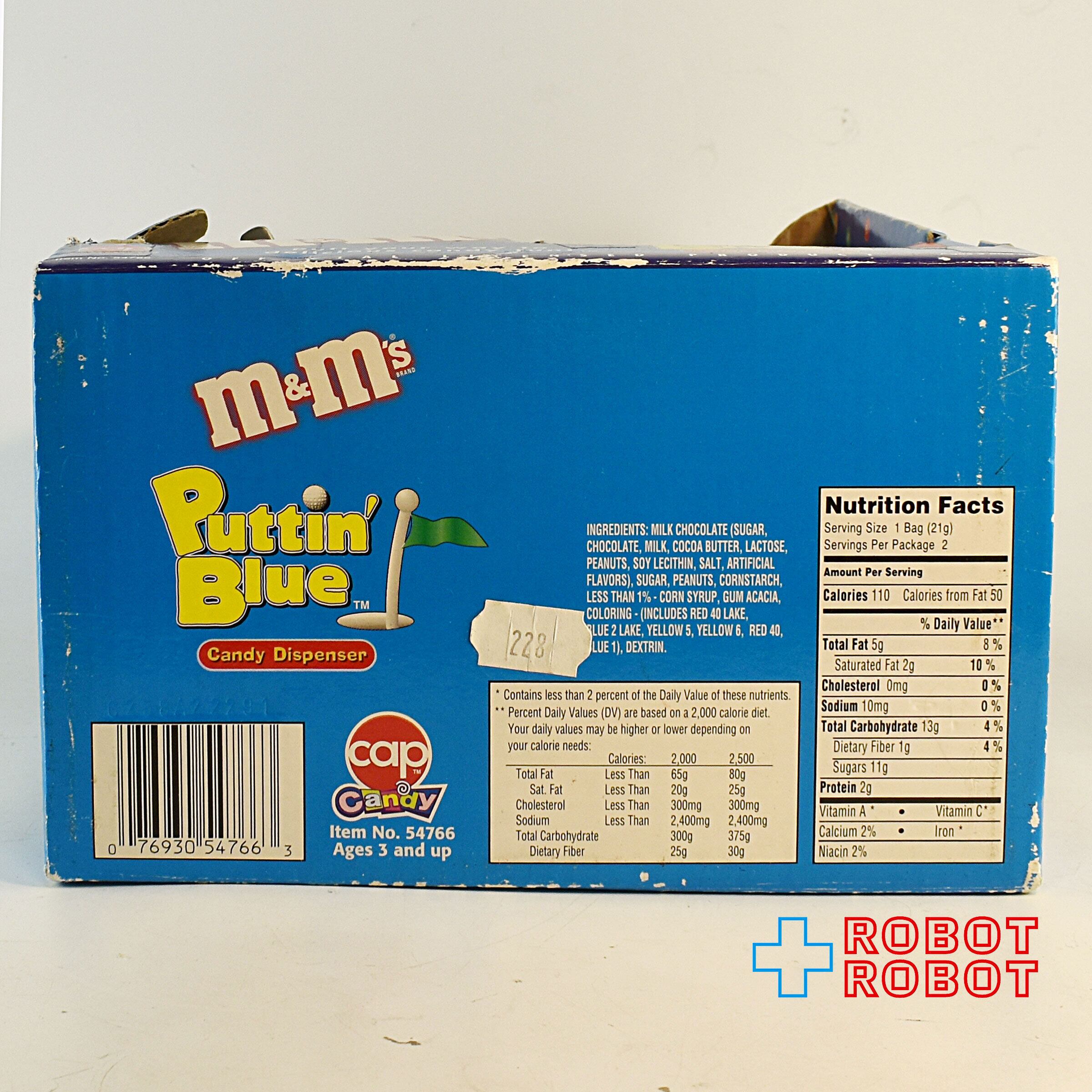 M&M's ディスペンサー ブルー パッティング ゴルフ 箱入 | ROBOTROBOT