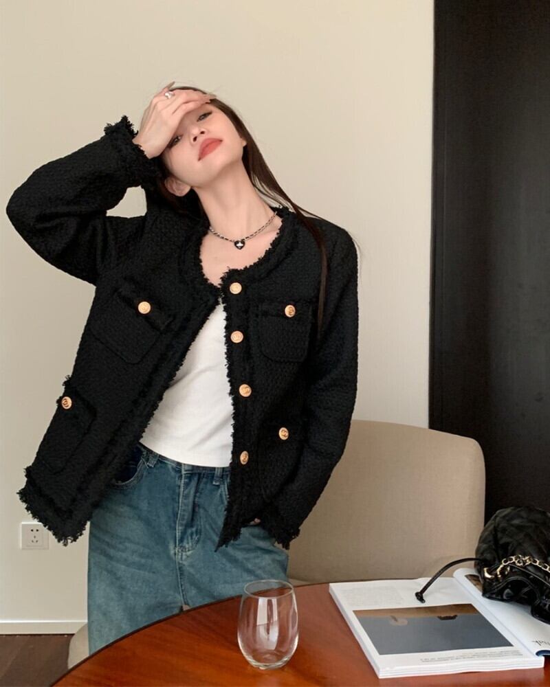 ツィードジャケット V4545