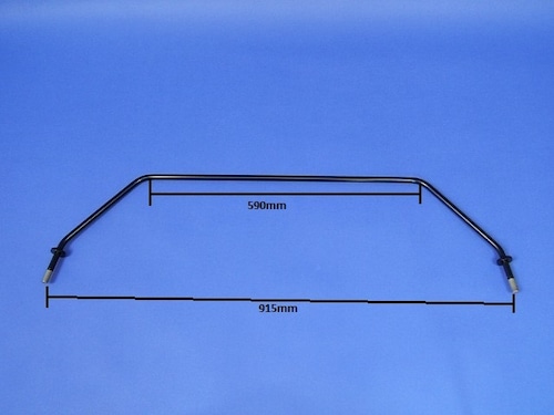 75134 アンチロールバー、フロント、1/2"、1989年まで、S3 Classic/De-Dion