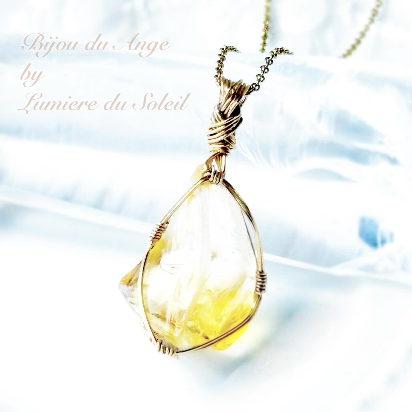 Bijou du Ange＊アンダラクリスタルのペンダントトップ【エターナル