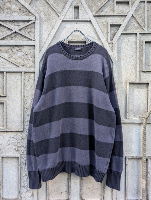 "GRUNGE" border knit