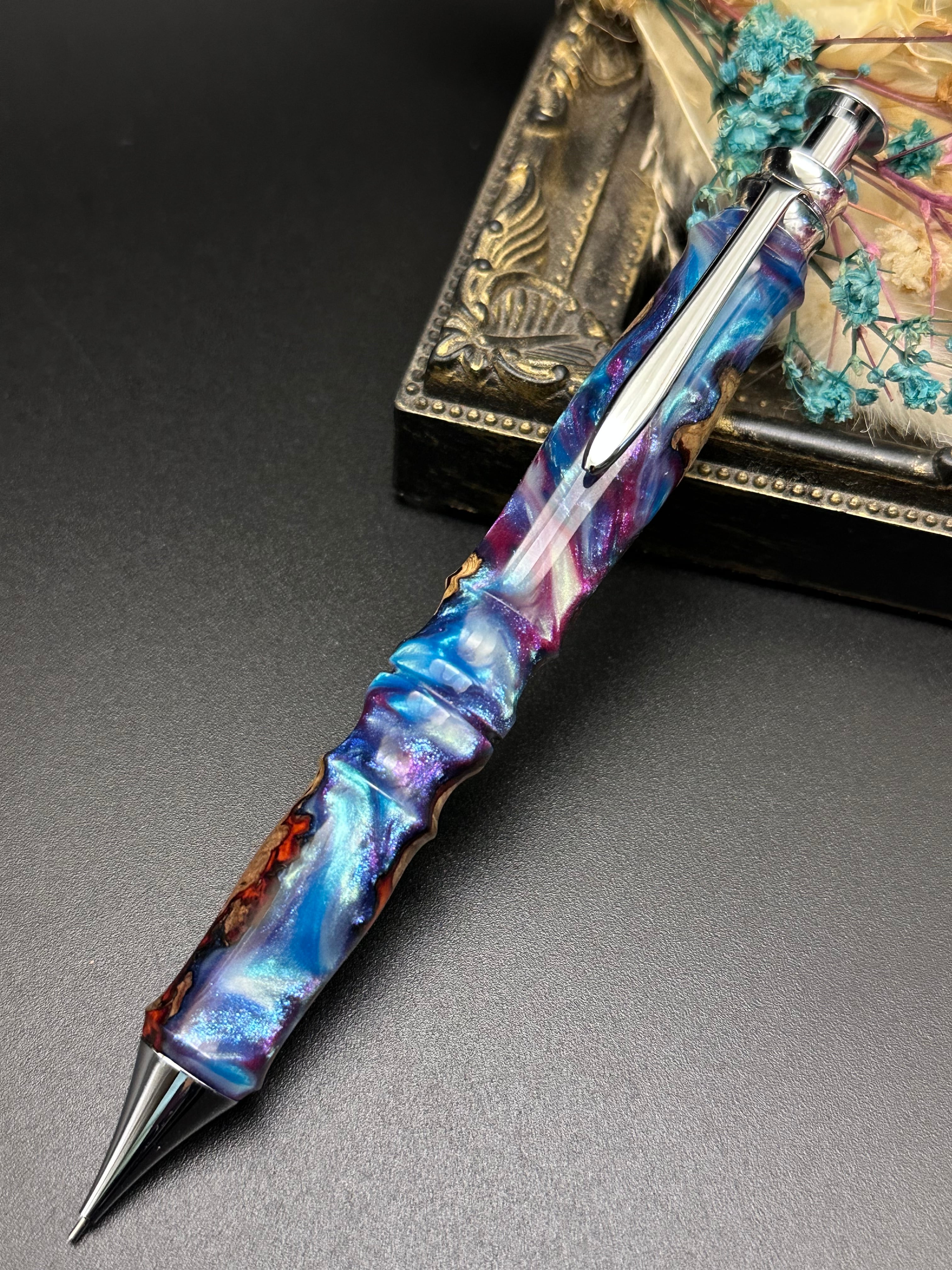 Flamberg　サンピューラ　青黒檀　チタングリップ　梨地　【抽選販売品】 青黒檀/サンピューラ(チタングリップ）※おまけ付き | Flamberg
