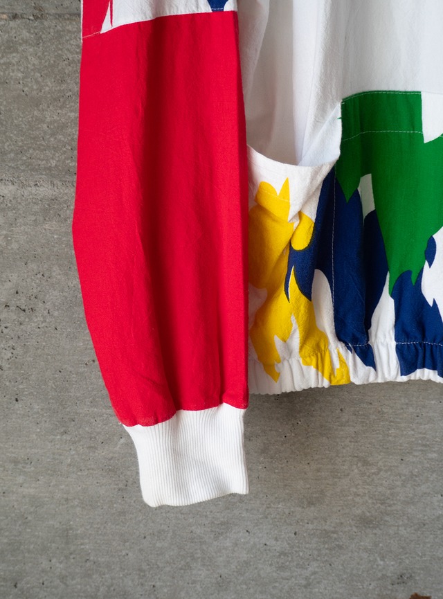 "POCO LOCO CLUB" 1980s Pullover shirt