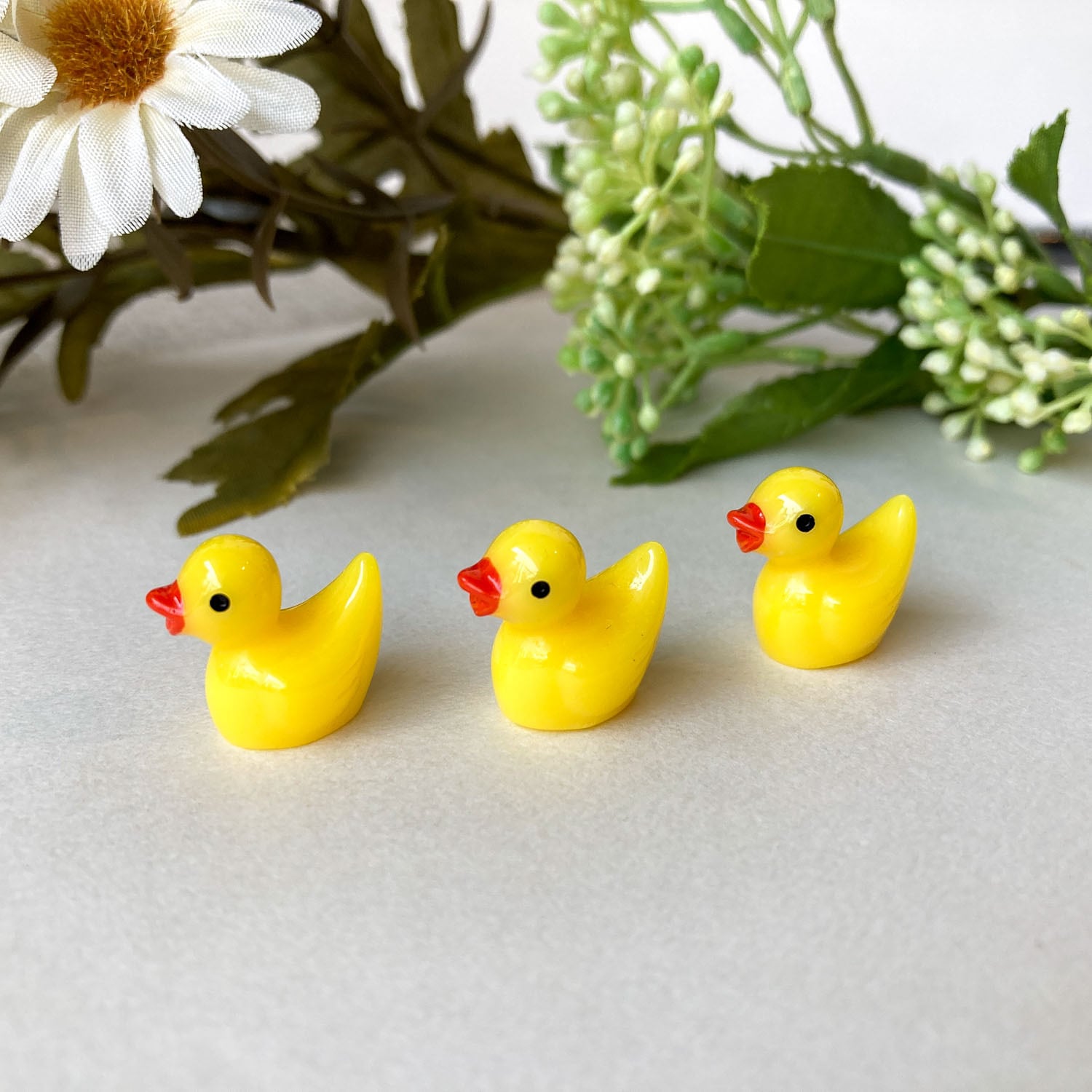 立体アヒルのデコパーツパック(4p)