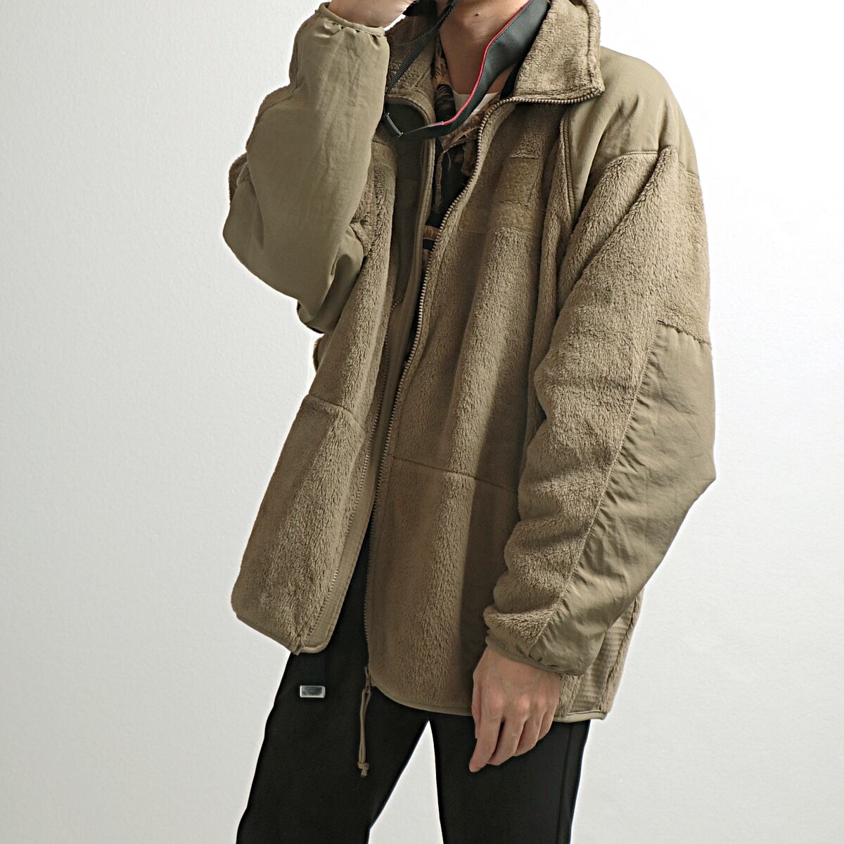 00s ECWCS GEN3 ミリタリー フリース ジャケット XL/R 古着 used コヨーテ