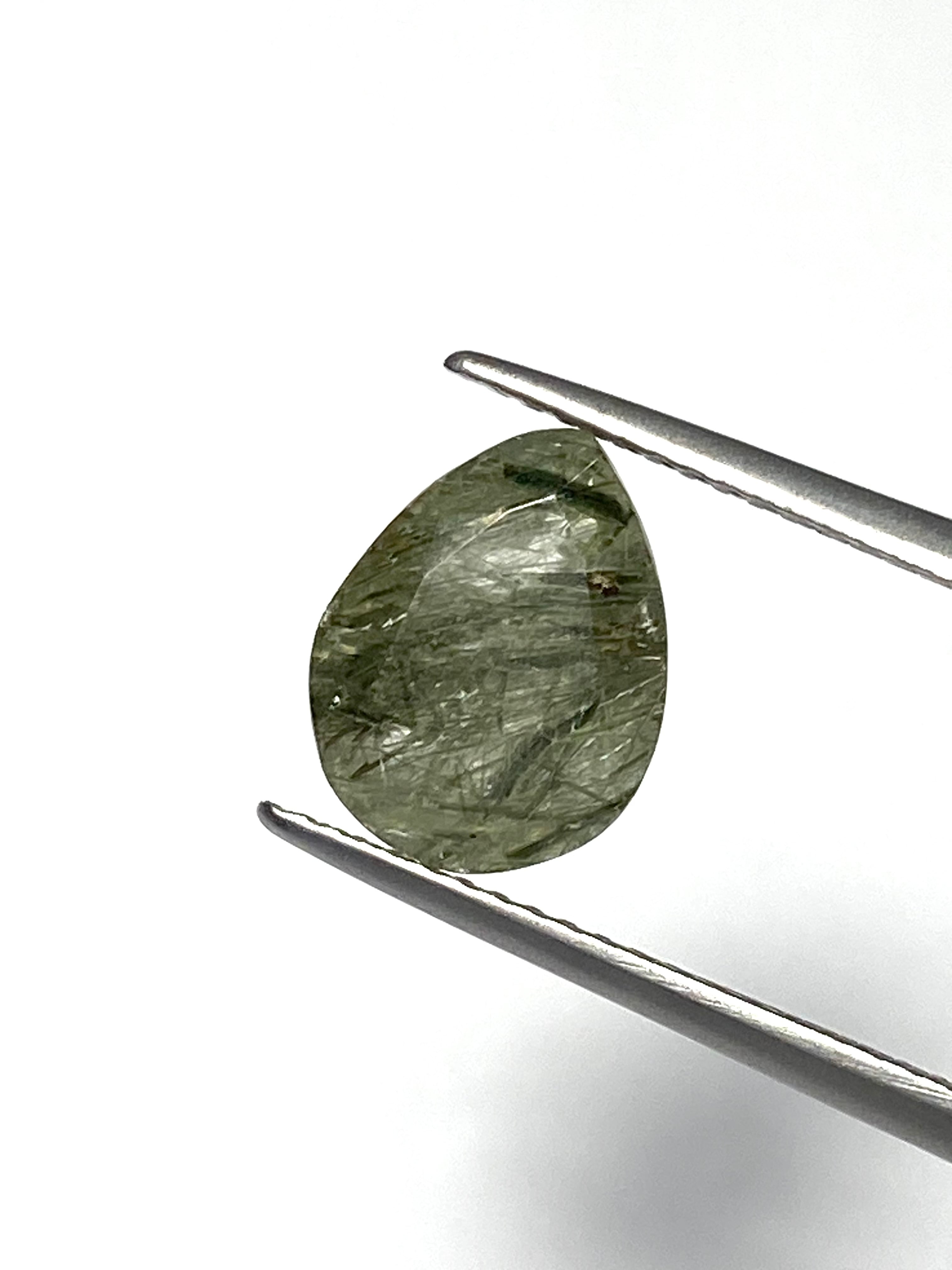 ★超珍品！南インドカルール産グリーンルチルクォーツ 5.【1,980円均一】グリーンルチルクォーツ［No.HA-2170］ | デザイン