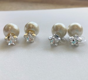 リバーシブルスター　イヤリング・ピアス