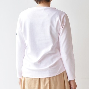 SAINT JAMES(セントジェームス)無地ボートネックシャツ(OUESSANT)OLIVINE(タイダイうすピンク)T1