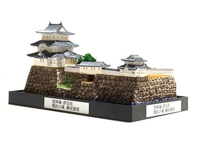 036☆完成品 丸岡城 ケース付き 現存天守12城 福井の城 お城 模型