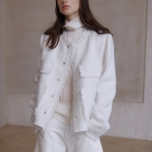 Tweed short Jacket T3568