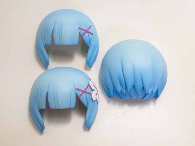 再入荷（A−ランク）【942】 レム 幼少期Ver. 髪パーツ ショート　ねんどろいど