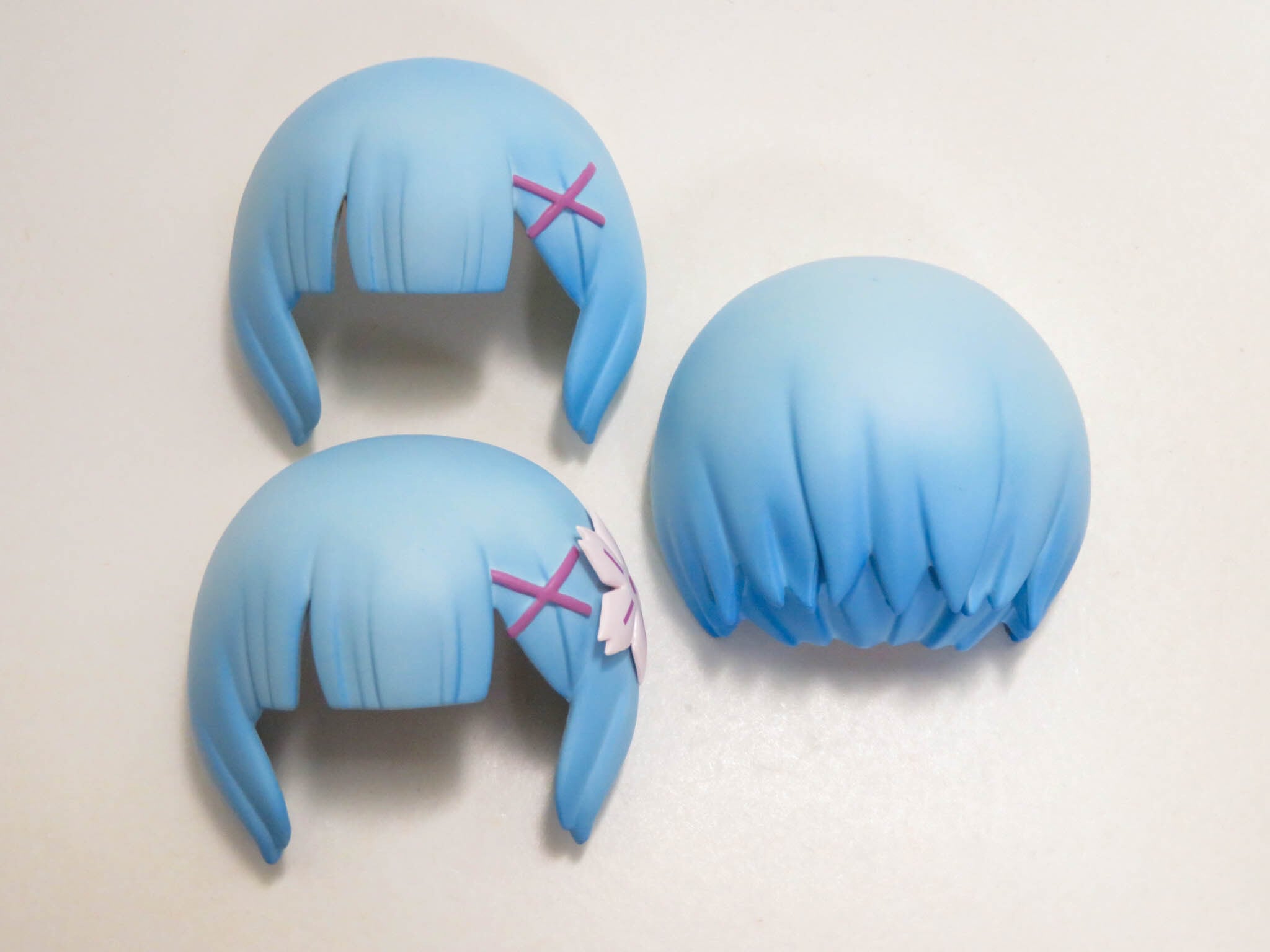 再入荷(A-ランク)【942】 レム 幼少期Ver. 髪パーツ ショート ねんどろいど