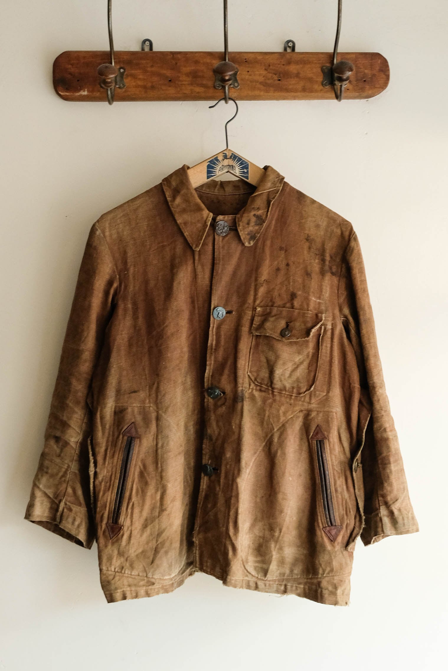1930s フランス LE BON LABOUREUR リネンハンティングジャケット