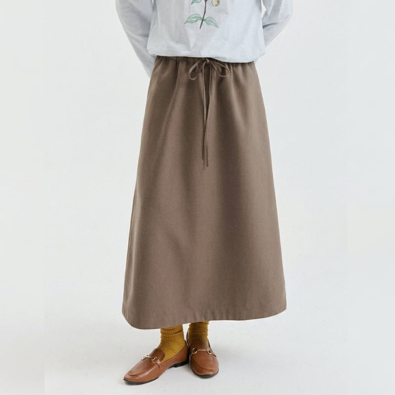 ウエストリボンフレアスカート M2569