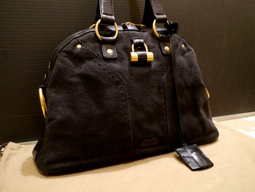 レア◆YvesSaintLaurent サンローラン muse トートハンド バッグ
