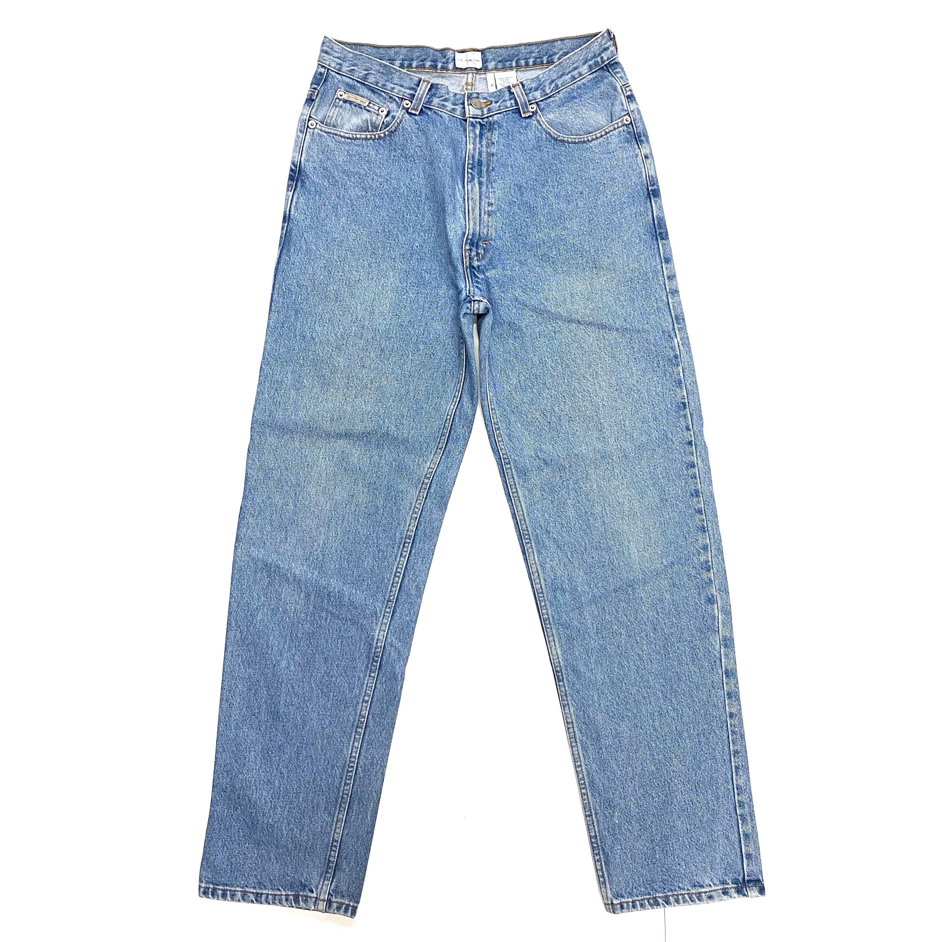 90年代 90s Calvin Klein Jeans カルバンクラインジーンズ テーパード デニムパンツ ヴィンテージ メンズW32  古着【デニムパンツ】 | cave 古着屋【公式】古着通販サイト