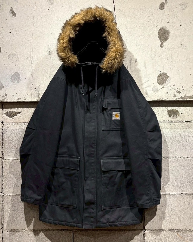 【Caka otto】"Carhartt" Black Color Siberian Parka