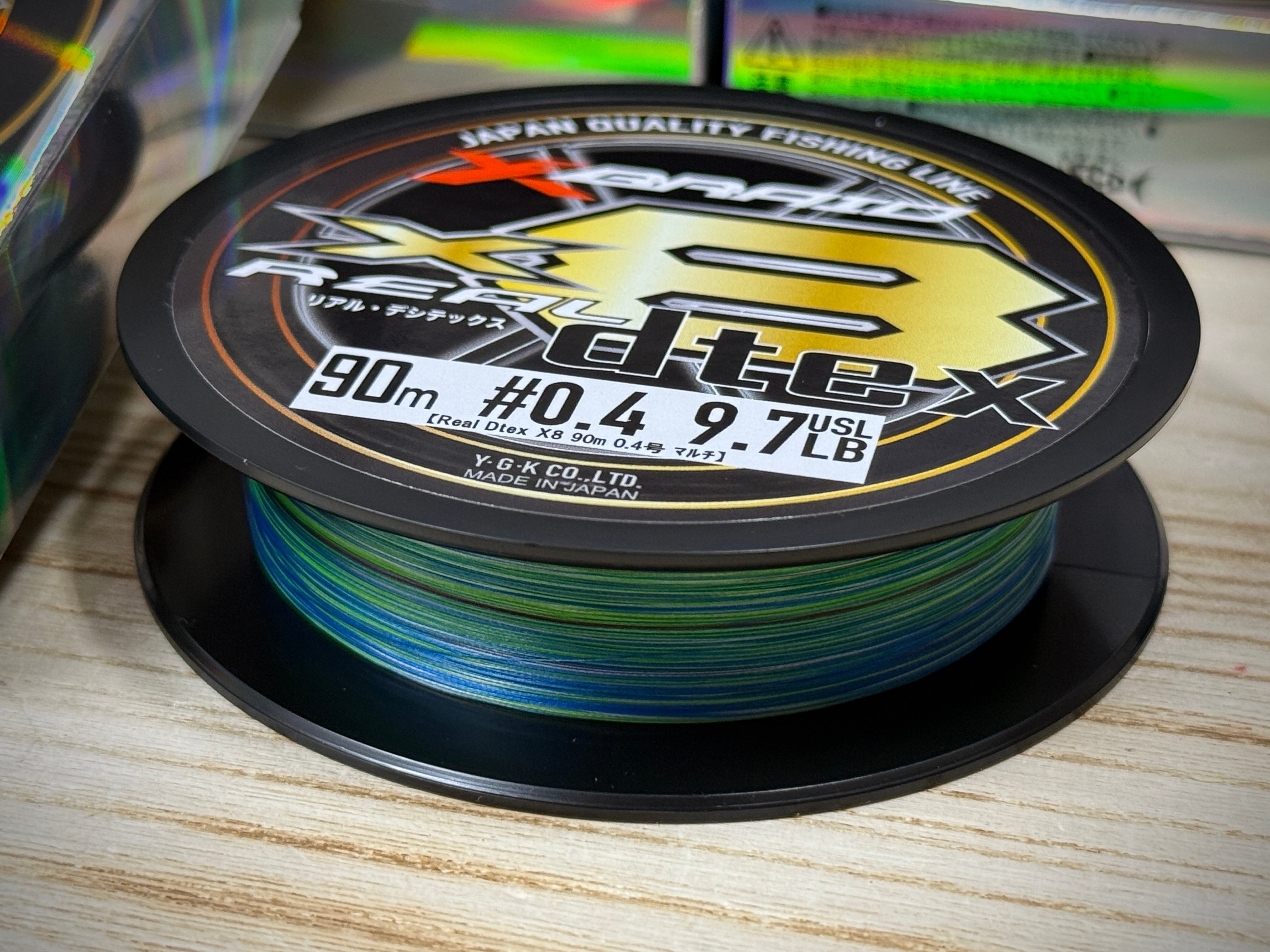 XBRAID REAL dtex X8 リアルデシテックスX8 90m #0.4【究極の細糸PE