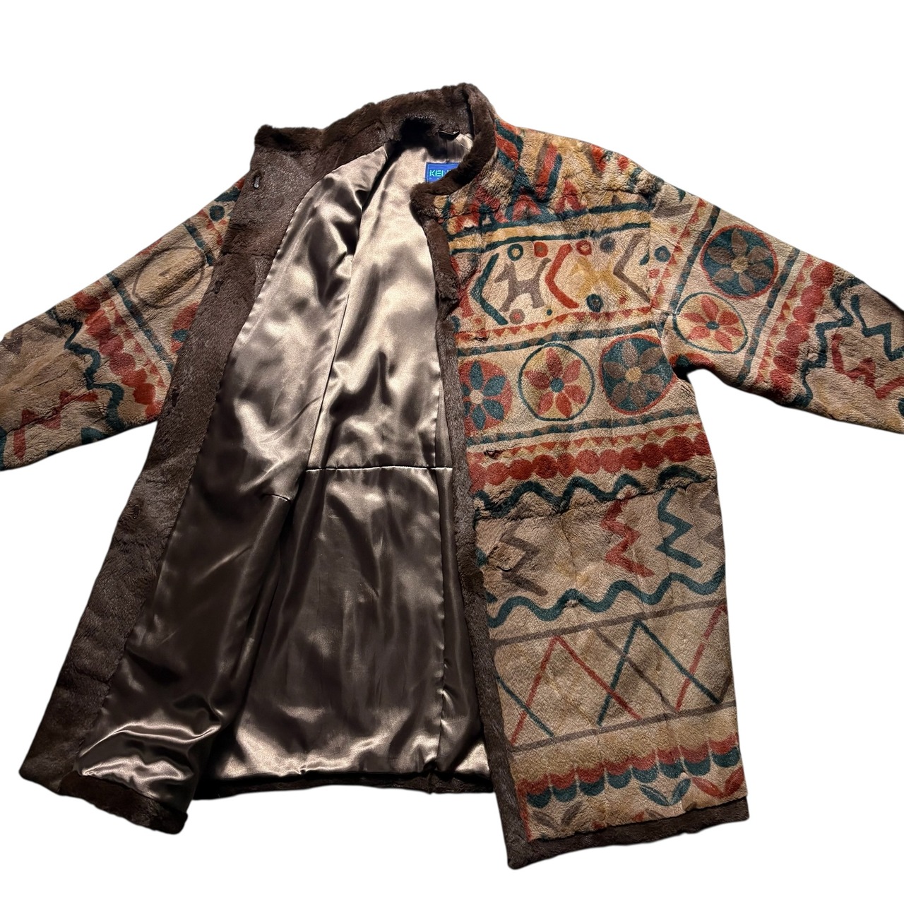 vintage KENZO rabbit fur coat