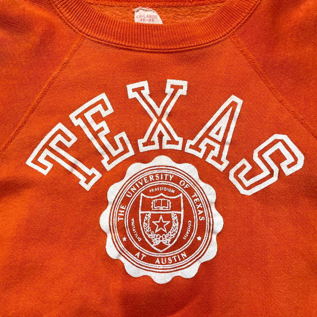 70年代 COLLEGIATE PACIFIC TEXAS カレッジ フロッキープリント