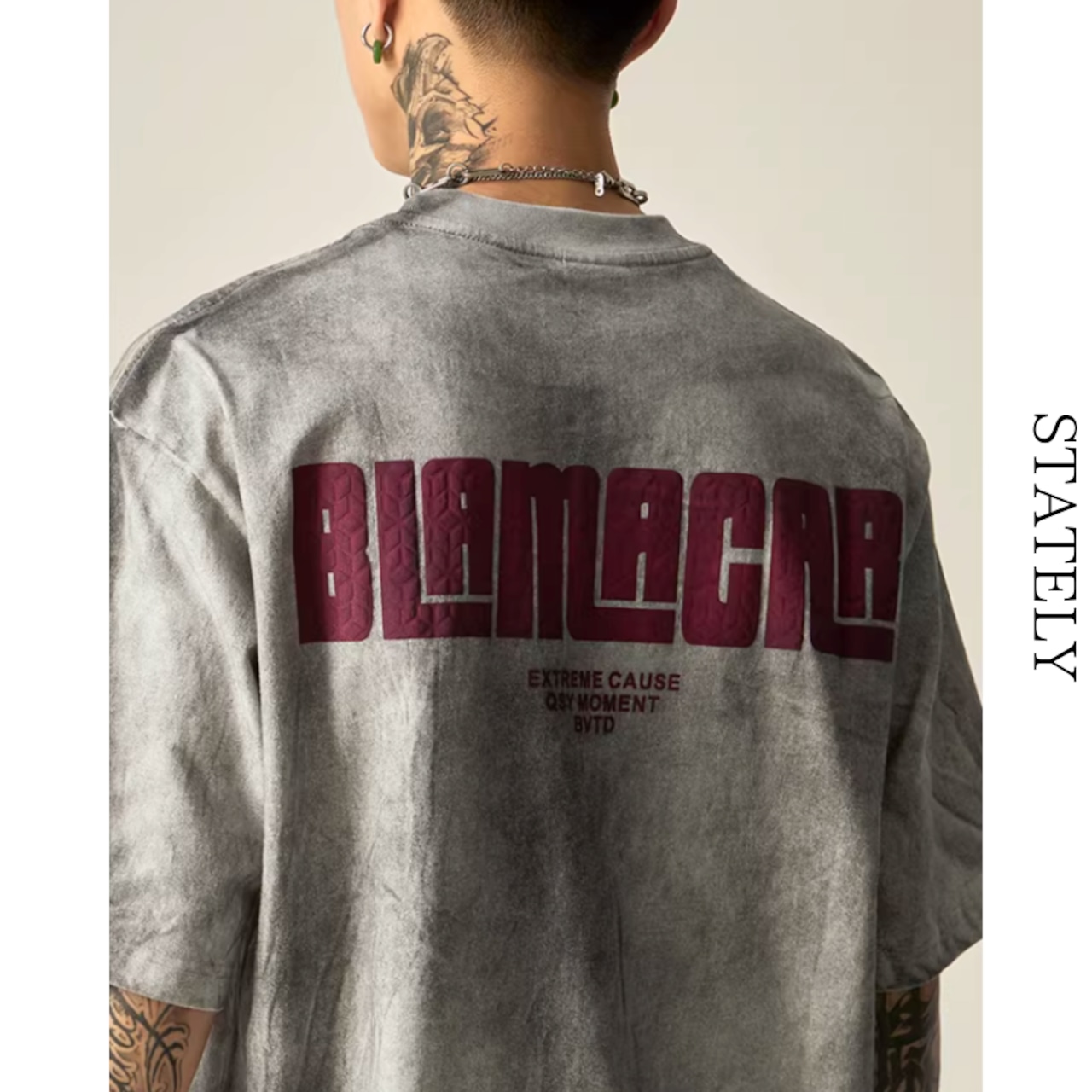 BlmacaシルエットTee/2color_T249・画像2