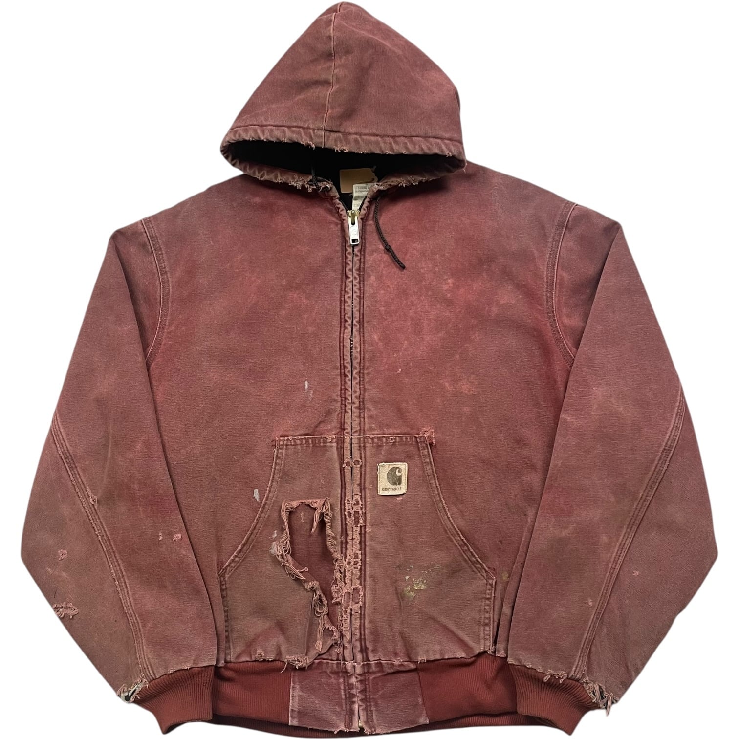 《XL》 Carhartt カーハート アクティブジャケット ワンポイント フェード BRK no.9924