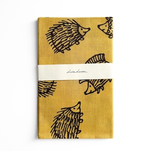 リサ・ラーソン　捺染手拭い　ハリネズミ