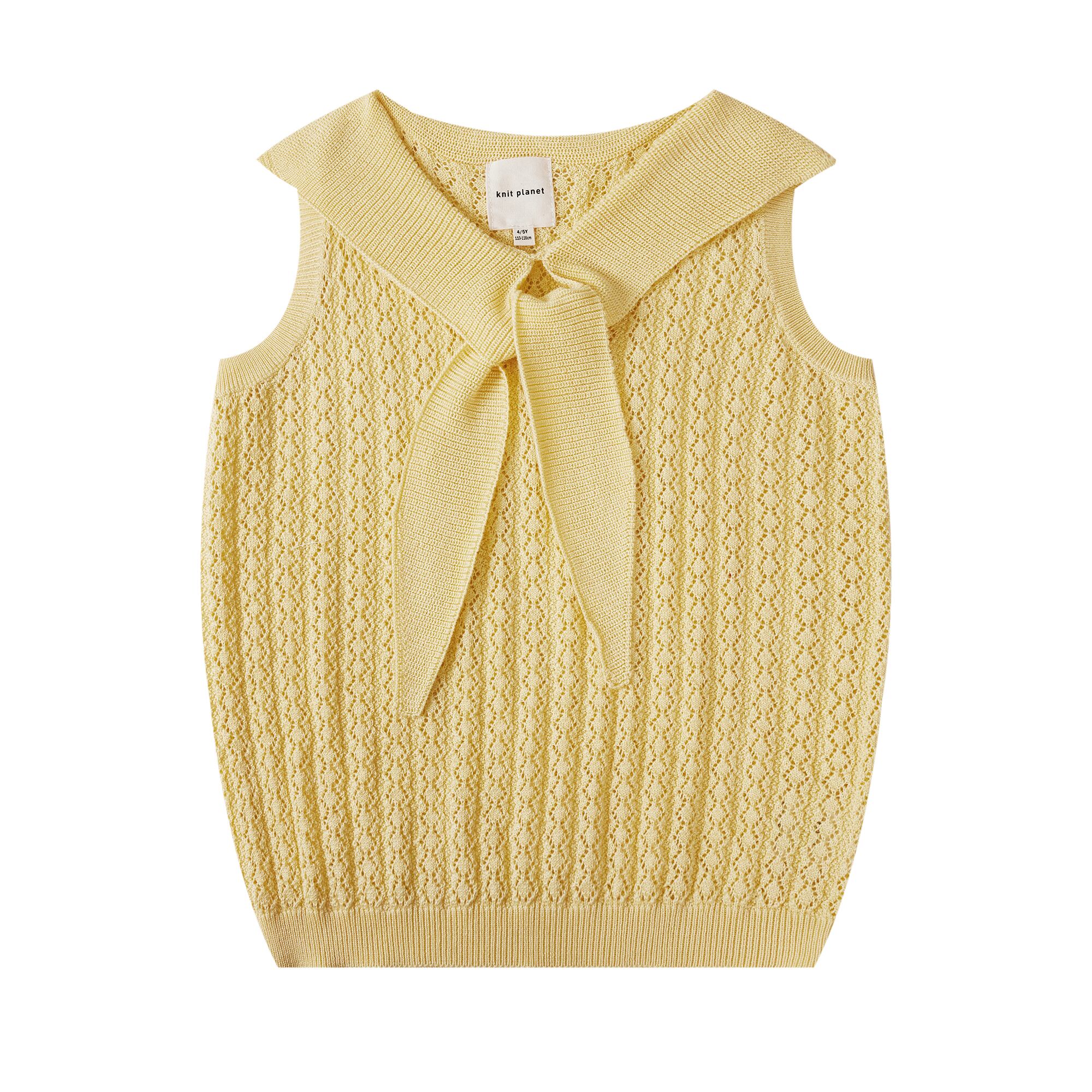 Knit Planet / SWEET BLOUSE / CREAM YELLOW