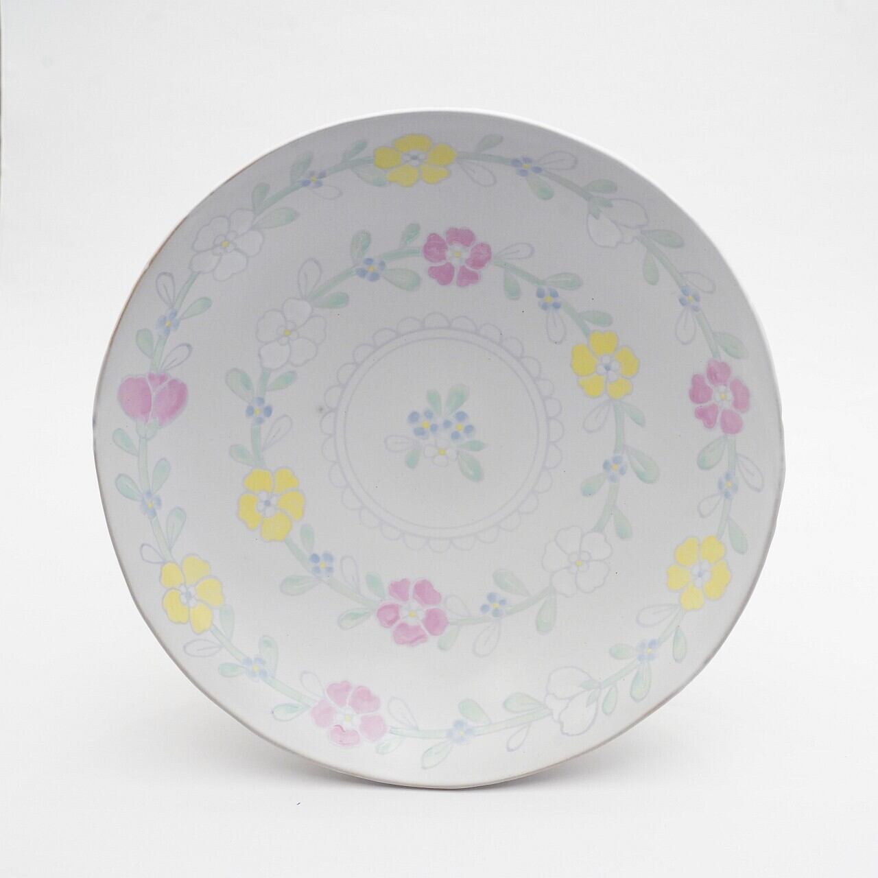 【木村扶由子】パスタ皿 ポーチュラカ 1-B