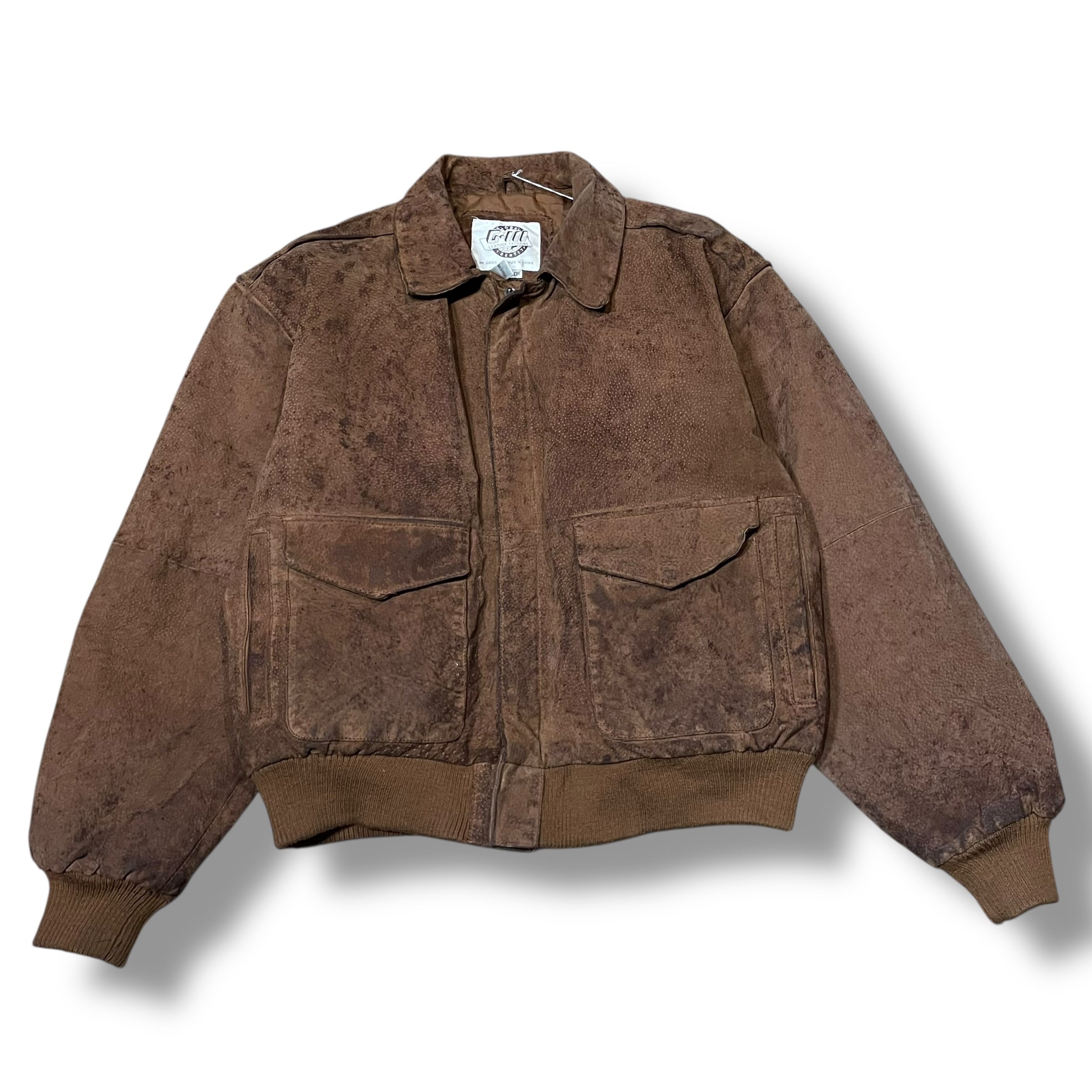 90's Polo Ralph Lauren Insulation Suede Jacket M / ポロ・ラルフ
