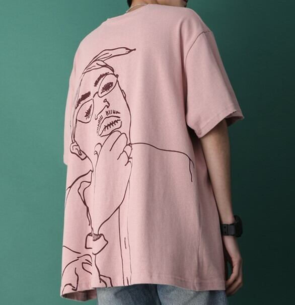 全3色 Tシャツ カットソー プリント カジュアル シンプル