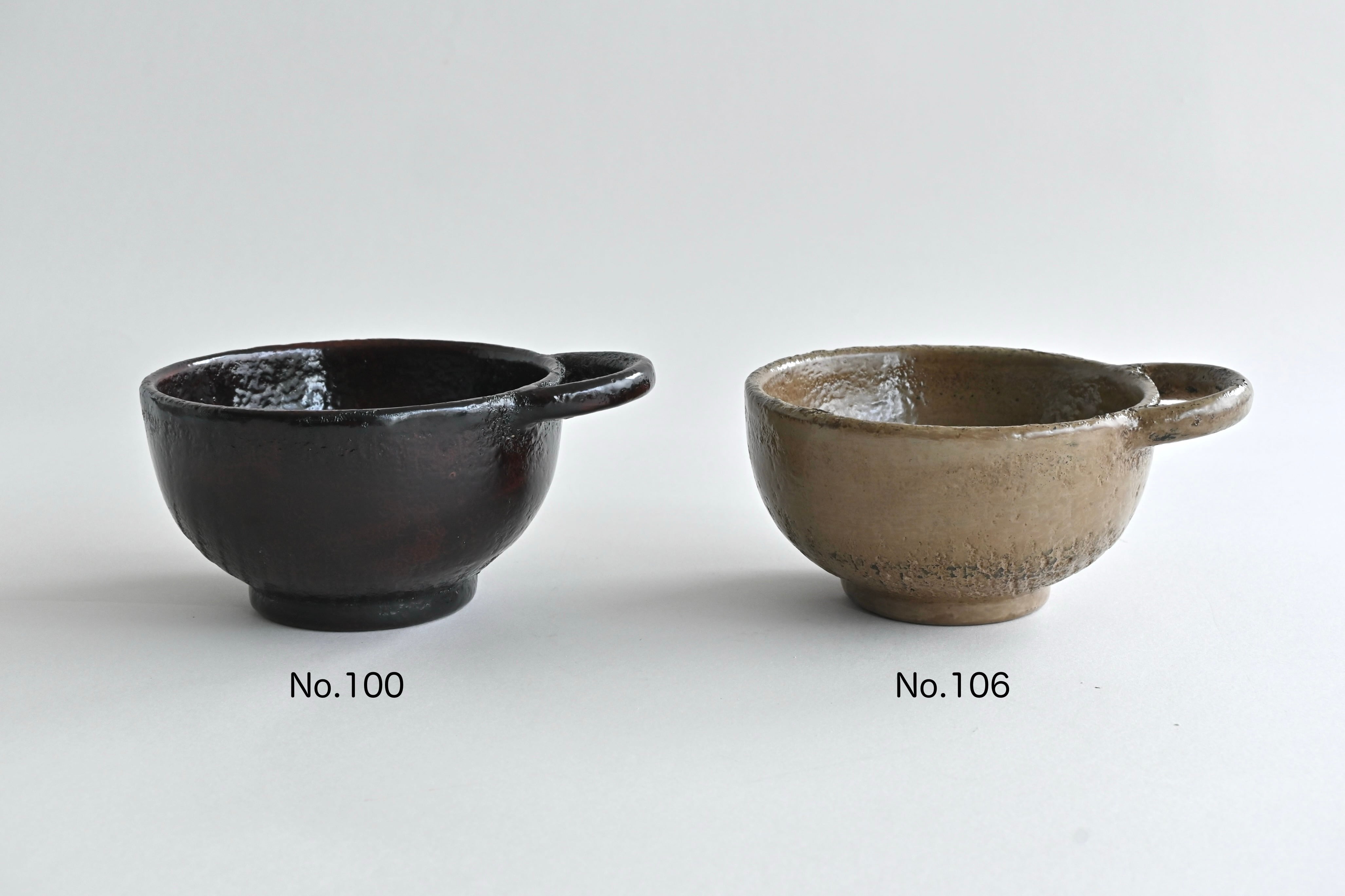 片耳椀 No.106 ・No.100 / 川勝英十津・川勝五大