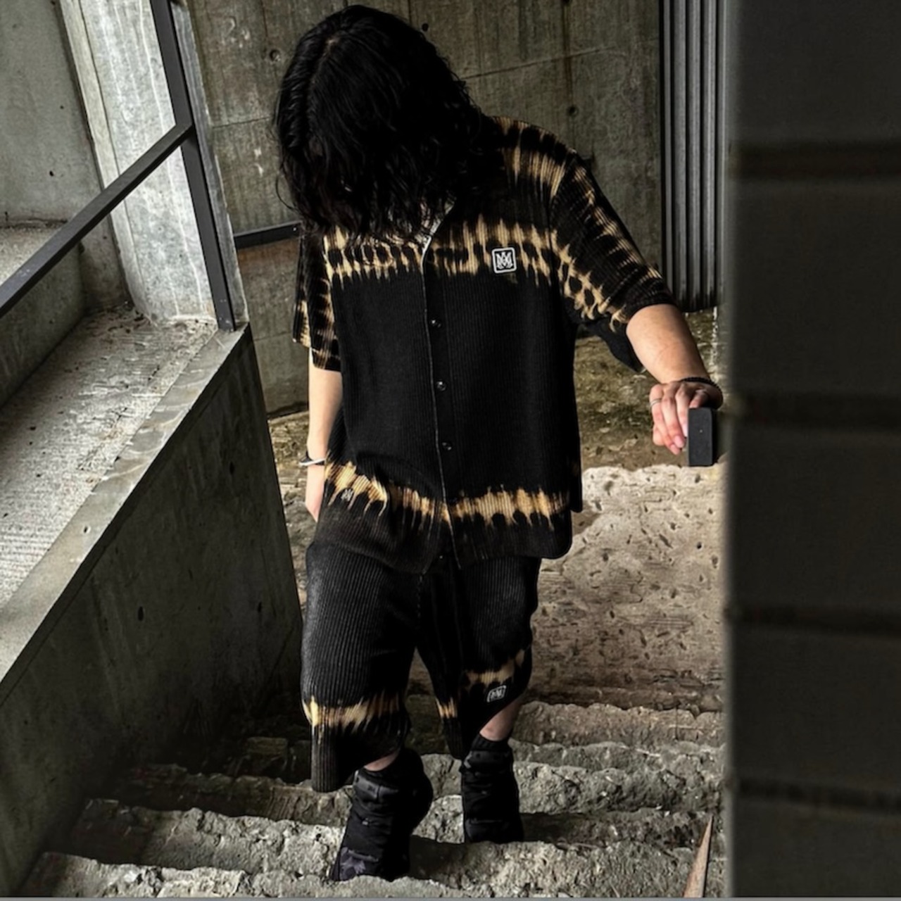 【AMIRI】MA PATCH TIE DYE KNIT SHIRT - 8