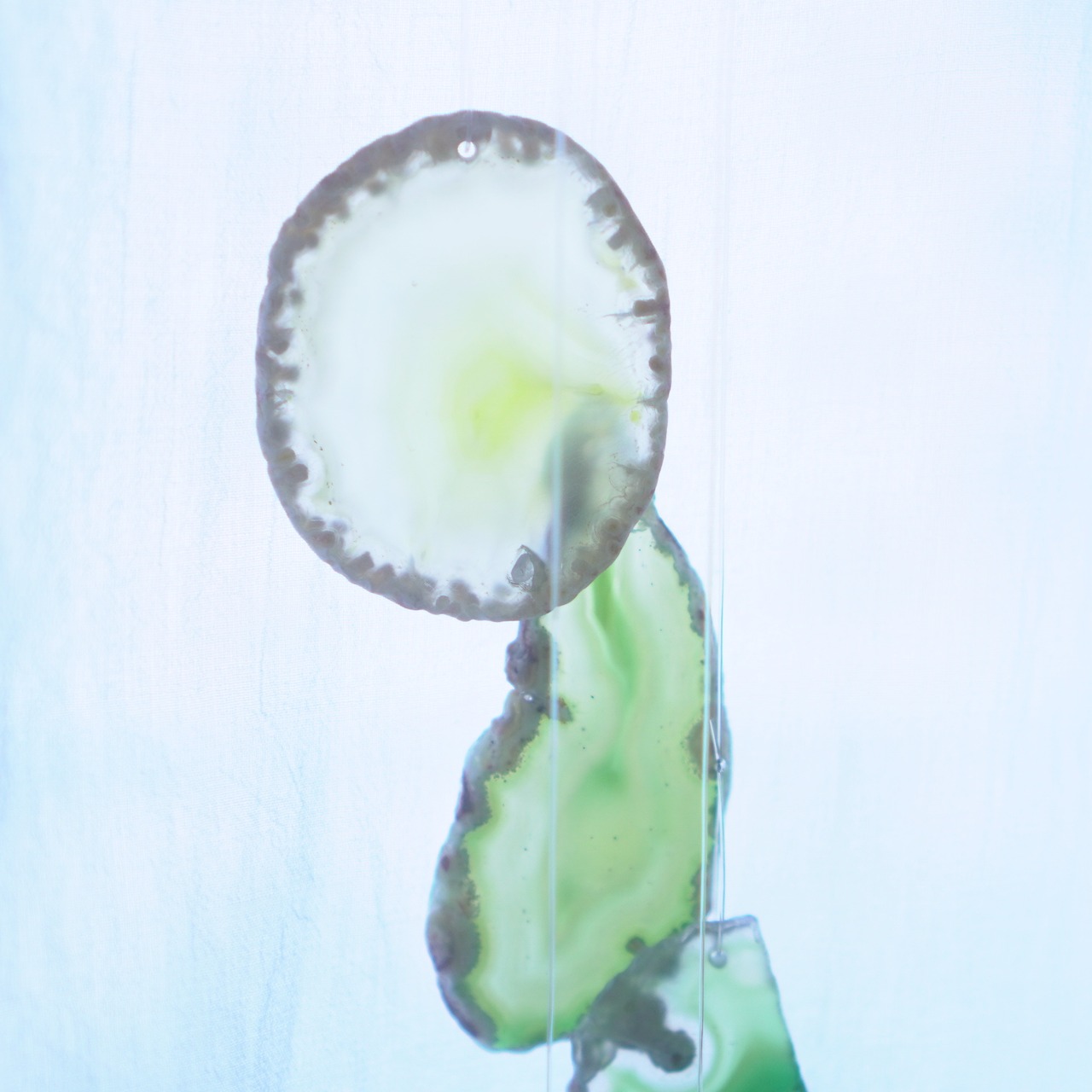 Spring Breeze 02 - アゲートヒーリングチャイム / Agate Sun Catcher Wind Chime 929