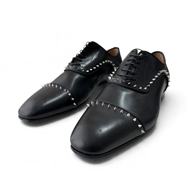 Rare◇CHRISTIAN LOUBOUTIN Loafers Black 40 1016
