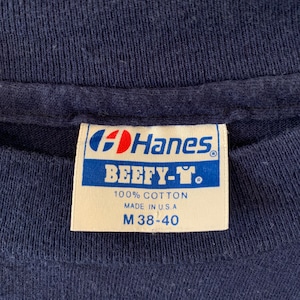 【HANES】 長袖Tシャツ M 80s ヴィンテージ USA製 無地