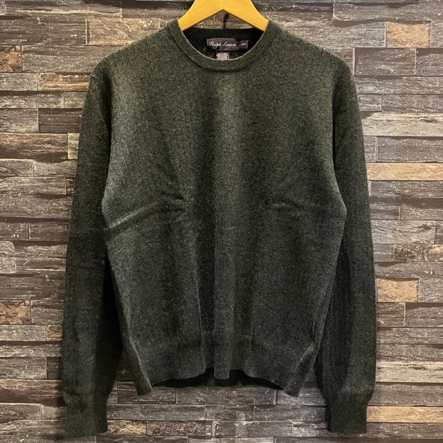 RALPH LAUREN PURPLE LABEL CASHMERE SWEATER GREY