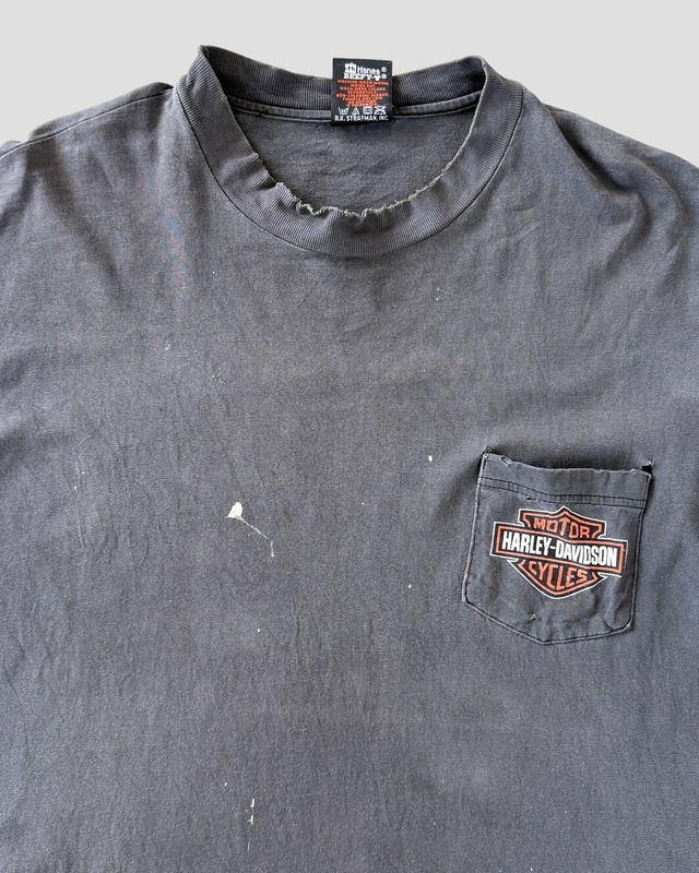 -Harley Davidson- Vintage 90-00s XL Pocket T-shirt