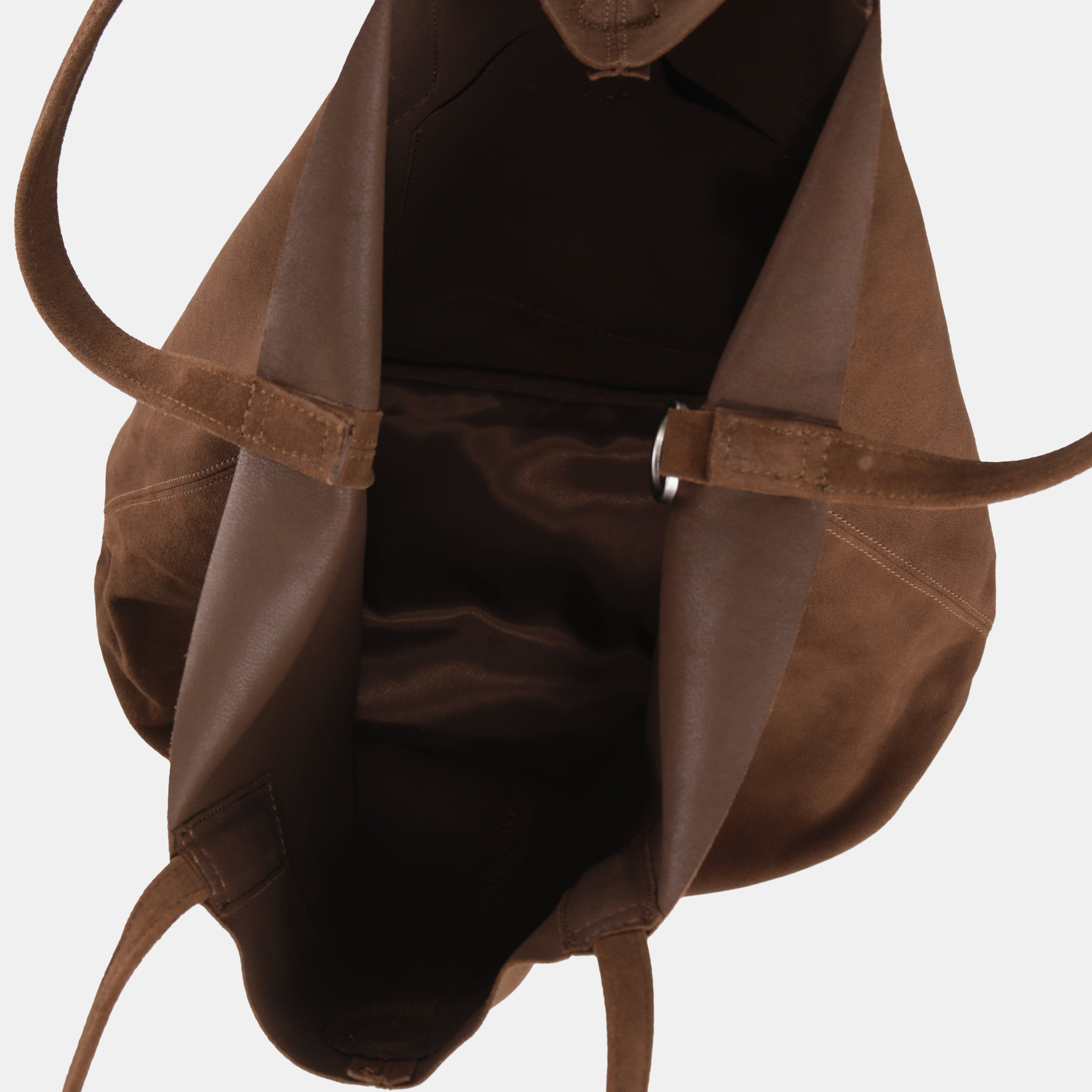 3WAY MEDIUM TOTE（M size）OIL SUEDE COFFEE BROWN | Morphee（モルフェ）