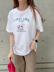 Winnie the Pooh/プー/Tシャツ/ホワイト/CHDYST240904-Comic05