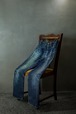 tolq 転写デニムパンツ