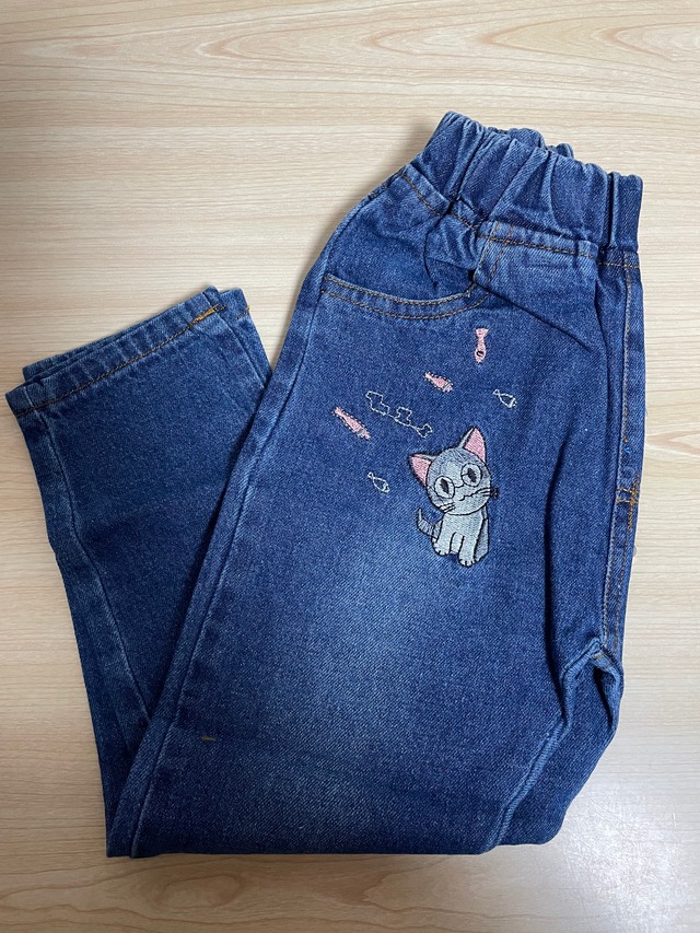 即納 送料無料 子供服 デニムパンツ キッズ ジュニア デニム パンツ  