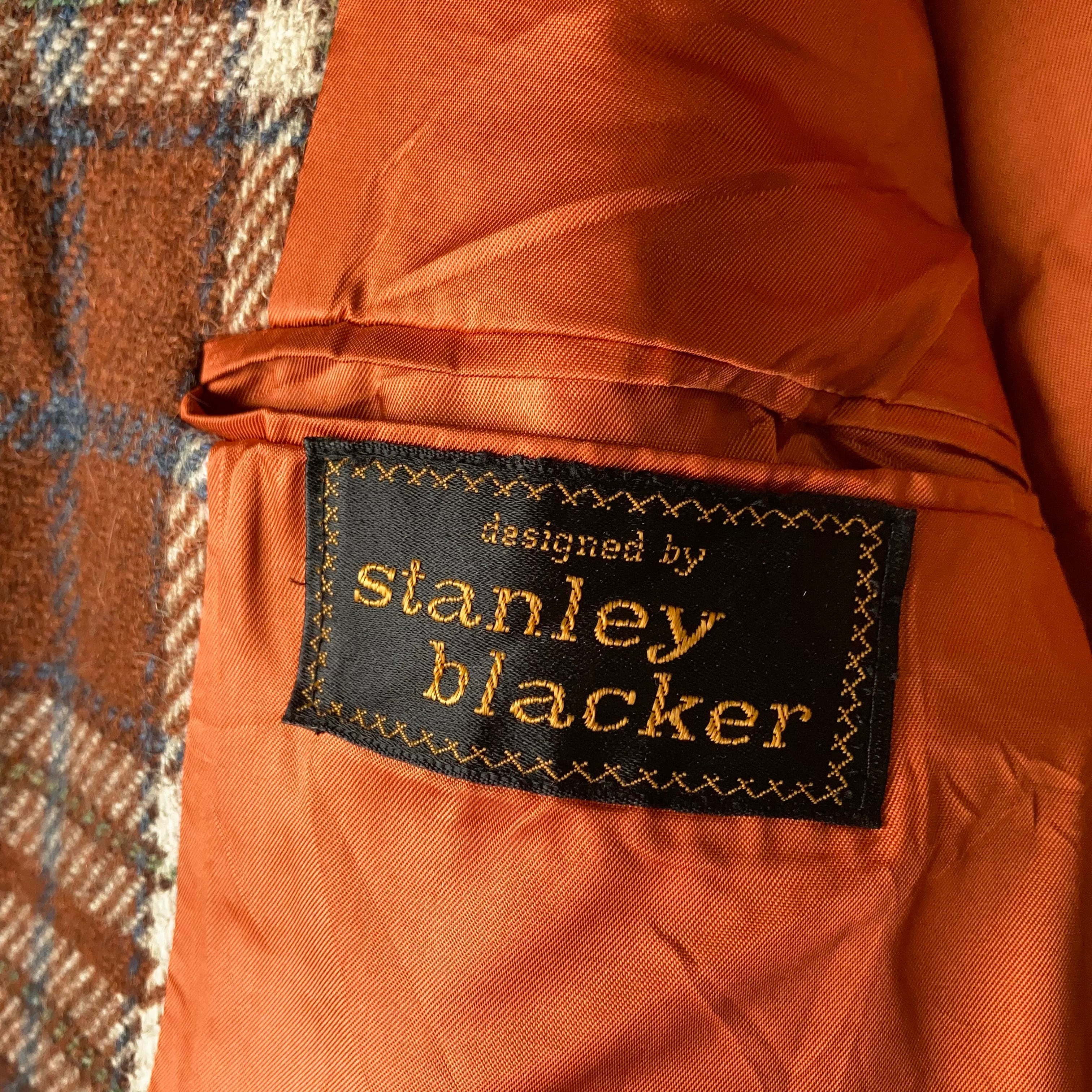 70's Stanley blacker チェックテーラードジャケット ユニオン 70's Stanley blacker チェックテーラードジャケット ユニオン