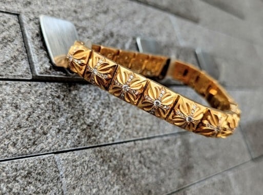 CHROME HEARTS クロムハーツ ピラミッドスタッズ ブレスレット CHROME HEARTS クロムハーツ ピラミッドスタッズ ブレスレット