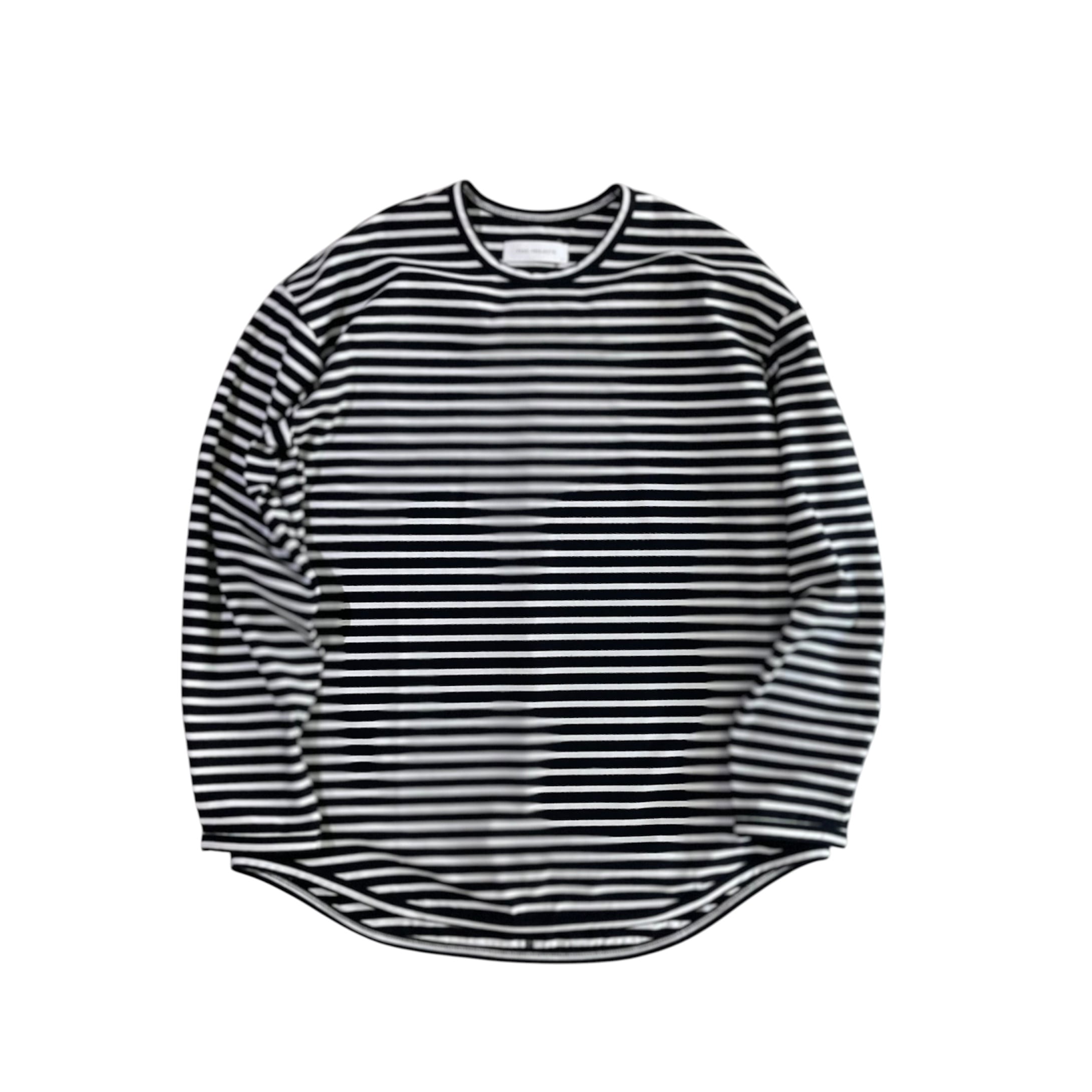 PERS PROJECTS / border LONG tee / black x white