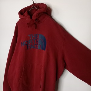 ノースフェイス　プルオーバー　スウェット　パーカー　フーディー　裏起毛　プリント